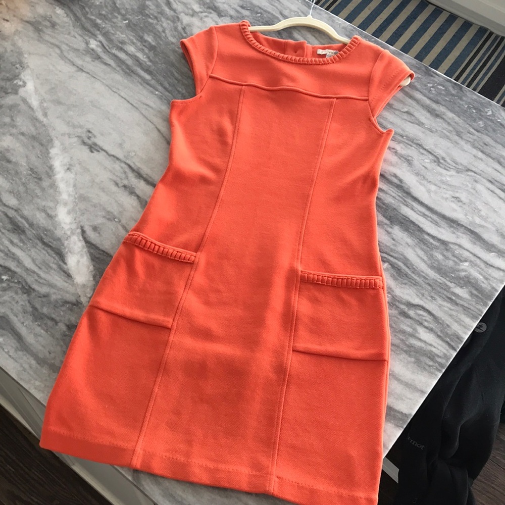 Tangerine A-line retro dress BODEN
